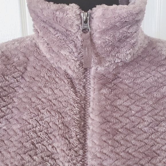 Free2B braided butter pile, light purple zipper jacket. Sz S - Picture 10 of 15
